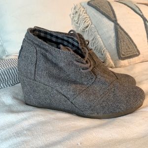 Toms Wedges houndstooth